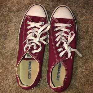 Maroon Converse All Stars